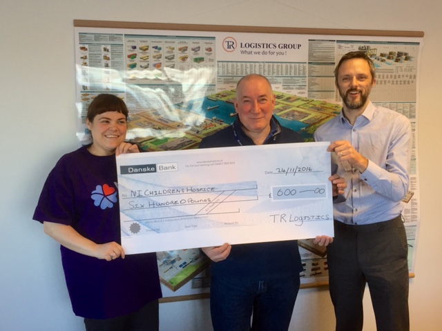 TR Logistis Raise £600 for NI Hospice